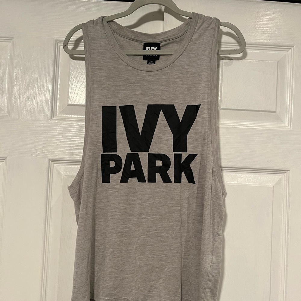 Ivy Park Gray Sleeveless Tank Top